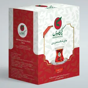 چای سیاه خارجی شکسته زرین کیکاووس - 500 گرم