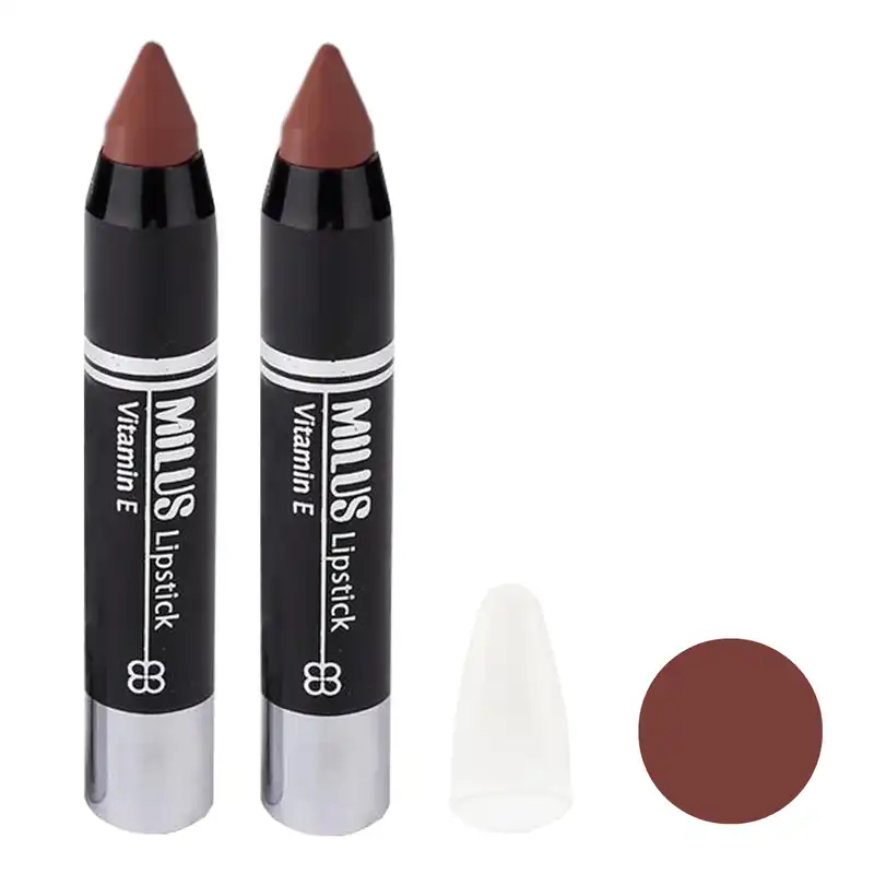 رژ لب مدادی میلوس شماره 33 مجموعه 2 عددی