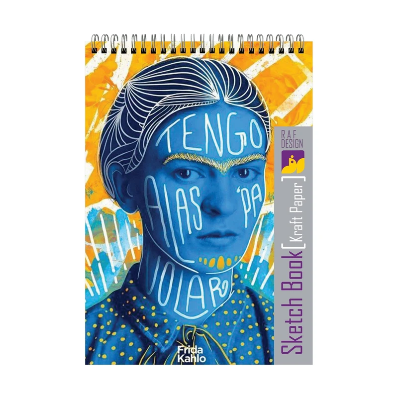 دفتر طراحی 80 برگ رف مدل فریدا