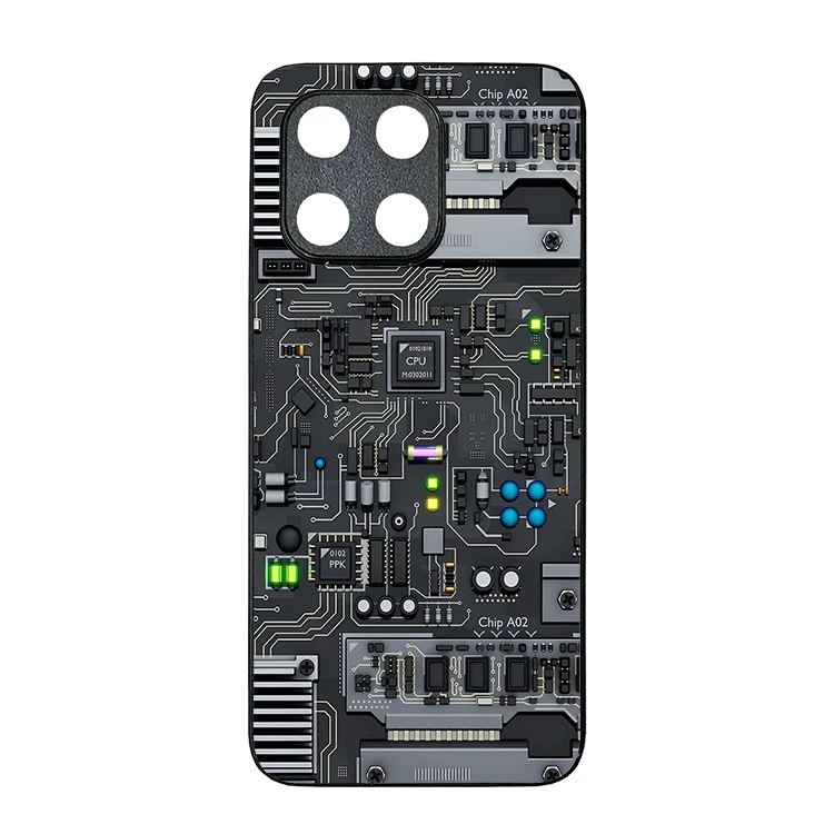 کاور گالری وبفر طرح بورد الکترونیکی مناسب برای گوشی موبایل آنر x8b