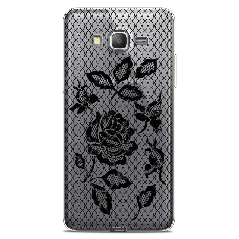 کاور مگافون طرح گل مدل C43-B مناسب برای گوشی موبایل سامسونگ Galaxy J7 2015 / J7 Core 