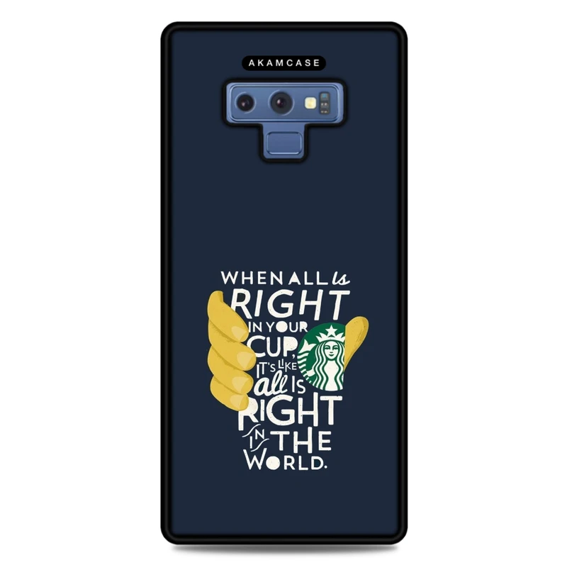 کاور آکام مدل AMC-WSGN9-STARBUCKS-31 مناسب برای گوشی موبایل سامسونگ Galaxy Note 9