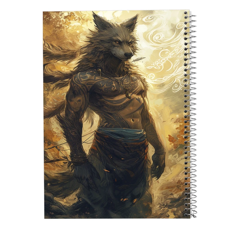 دفتر مشق 100 برگ مدوپد مدل حیوانات جنگجو کد DF14784