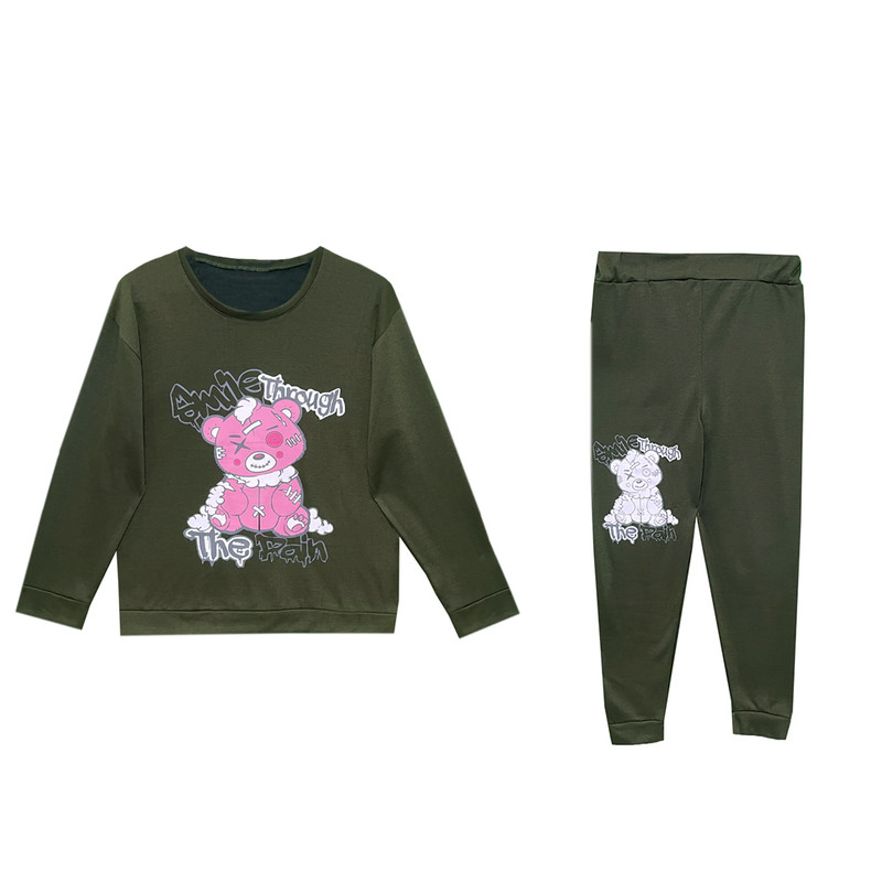 ست سویشرت و شلوار زنانه مدل 84153