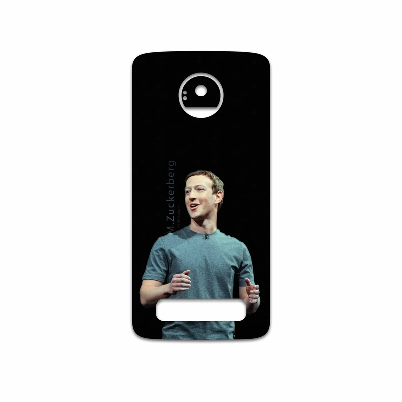 برچسب پوششی ماهوت مدل Mark Zuckerberg مناسب برای گوشی موبایل موتورولا Moto Z