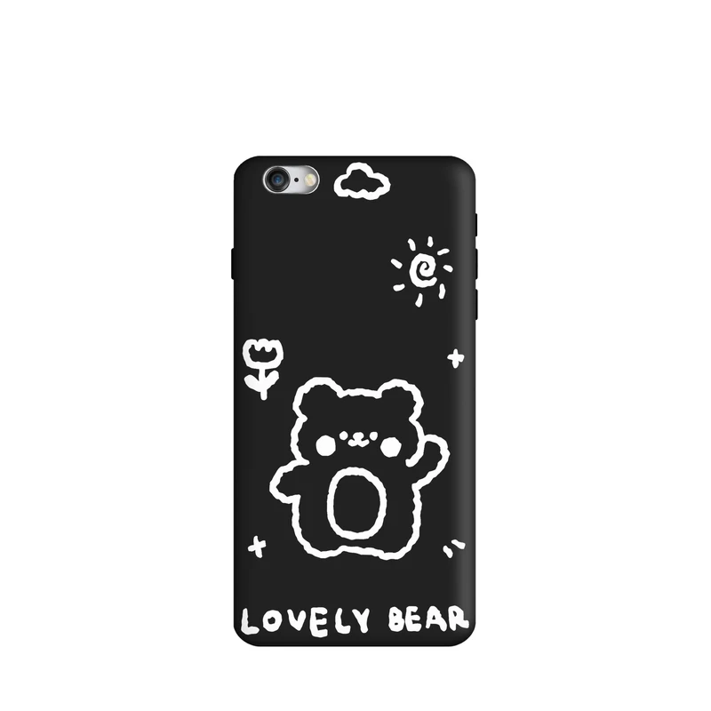 کاور قاب گارد طرح خرس بیر کد a606 مناسب برای گوشی موبایل اپل iphone 6 / 6s