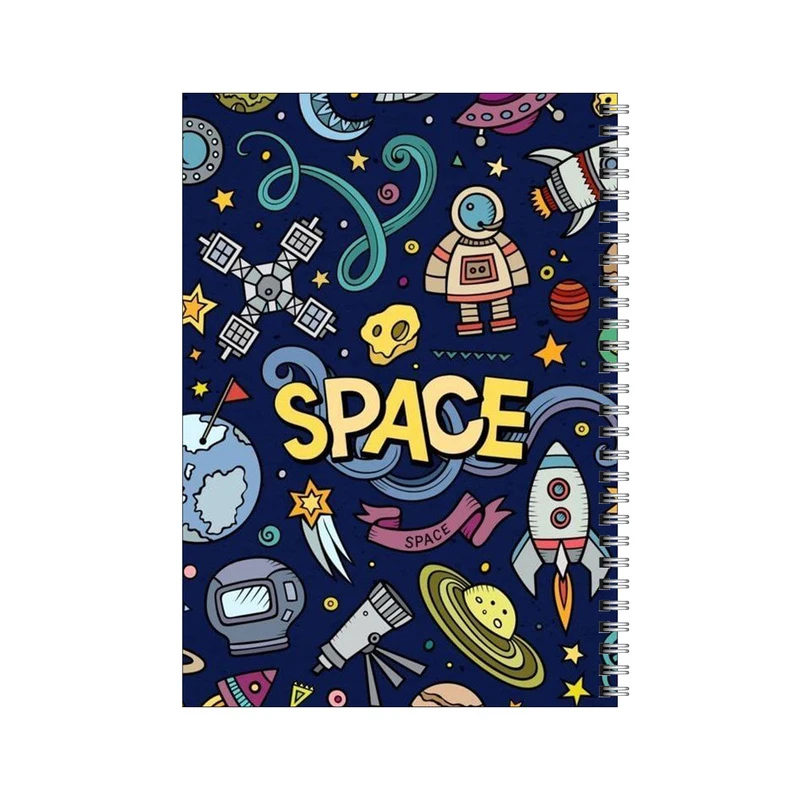 دفتر مشق 80 برگ بامبیلیپ طرح سفینه و فضا کد 5867931