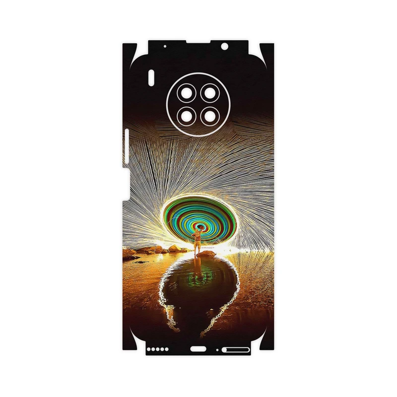 برچسب پوششی ماهوت مدل Night Light Fountain-FullSkin مناسب برای گوشی موبایل آنر 50 Lite