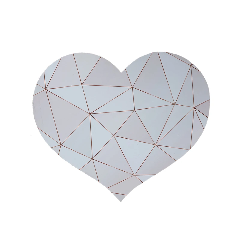   پادری مدل قلب طرح فانتزی کد 8594 سایز 90 × 90 سانتی متر