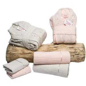 سرویس حوله پالتویی 12 تکه هیرو مدل بونیتو