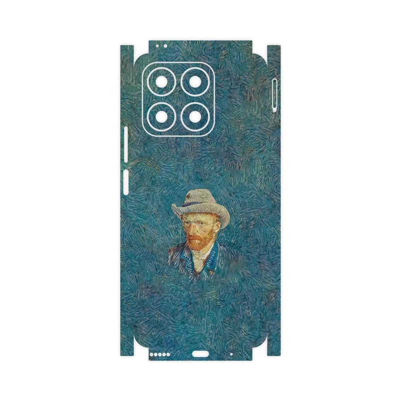 برچسب پوششی ماهوت مدل Self portrait with a gray felt hat-FullSkin مناسب برای گوشی موبایل آنر X8a