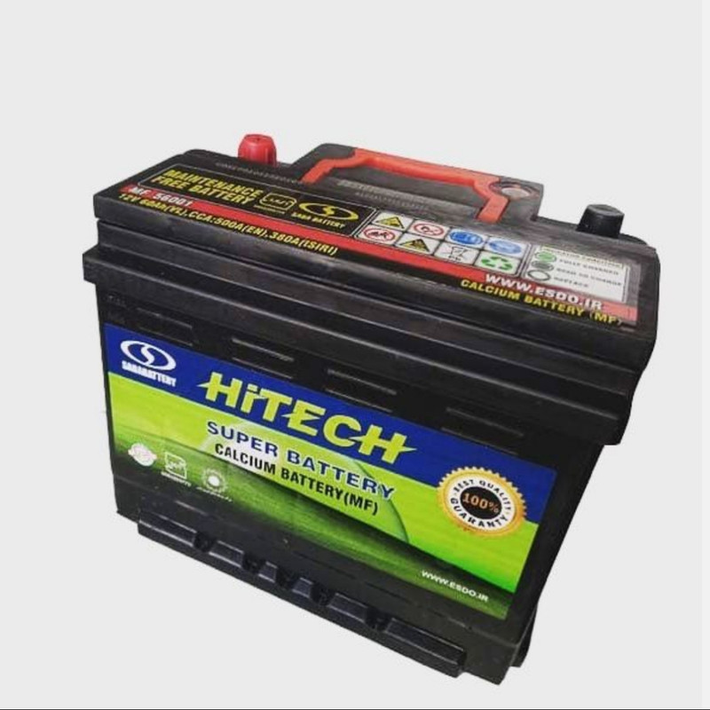 باتری اتمی خودرو صبا باتری مدل 66 آمپر های تک