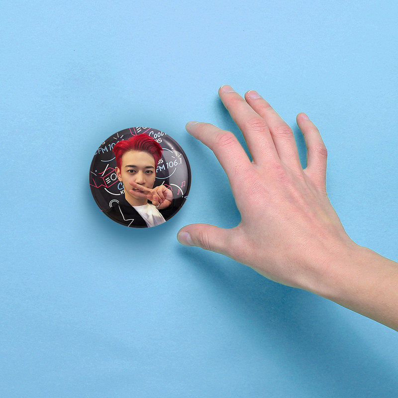 آینه جیبی خندالو مدل مینهو گروه شاینی Shinee  کد 21348