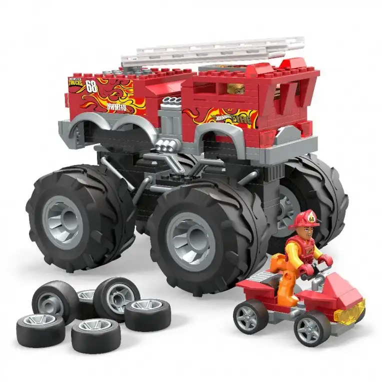 ساختنی هات ویلز مدل HW 5-alarm Monster Truck کد HHD19