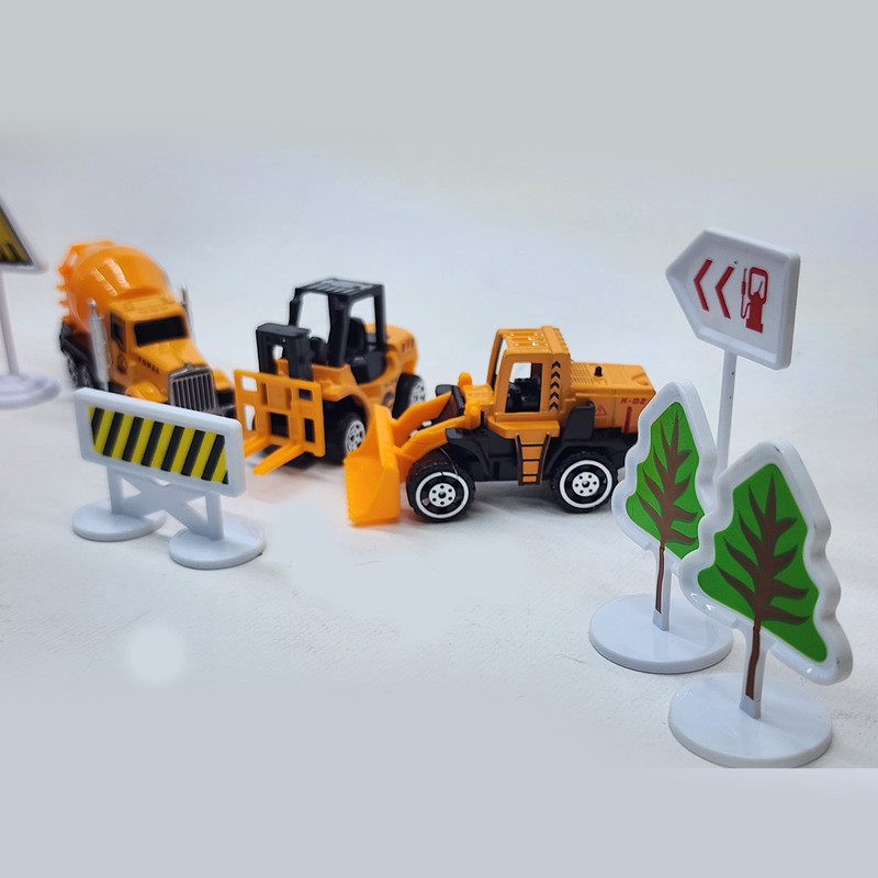 کیت ماشین بازی مدل راهسازی engineering مجموعه 9 عددی
