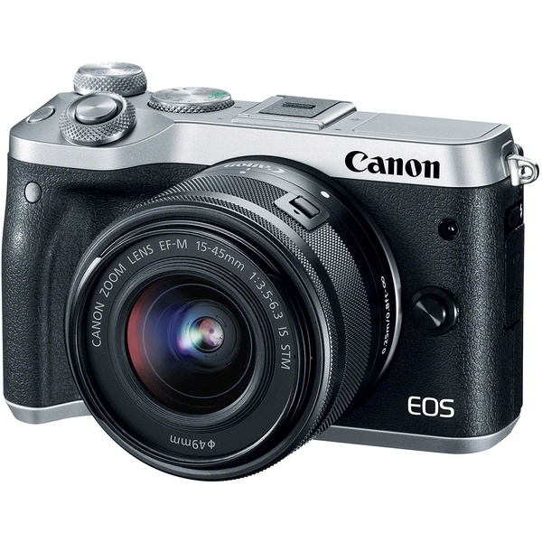 دوربین دیجیتال بدون آینه کانن مدل EOS M6 به همراه لنز 15-45 میلی متر IS STM دوربین دیجیتال بدون آینه کانن مدل EOS M6 به همراه لنز 15-45 میلی متر IS STM