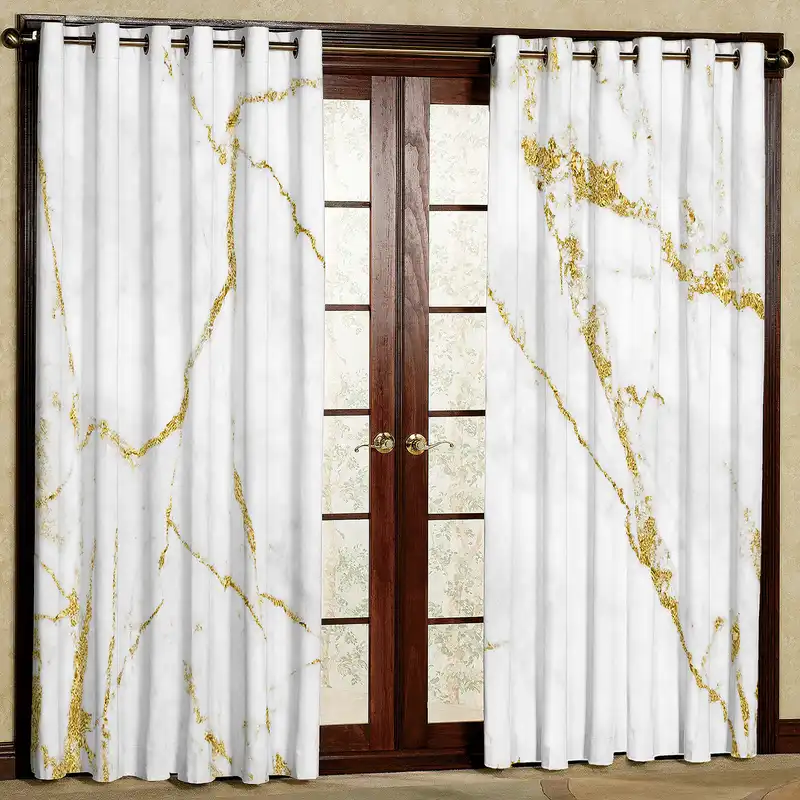 پرده مدل مخمل پانچی کد 4755 سایز 140x280 سانتی متر