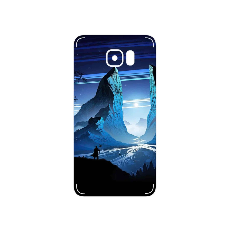 برچسب پوششی ماهوت مدل Blue Mountains Digital Art مناسب برای گوشی موبایل سامسونگ Galaxy Note 5