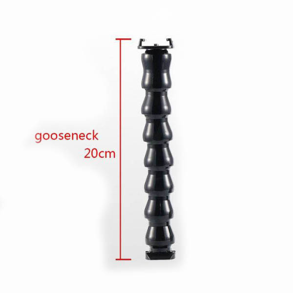 پایه نگهدارنده دوربین مدل Gooseneck مناسب برای دوربین های ورزشی گوپرو