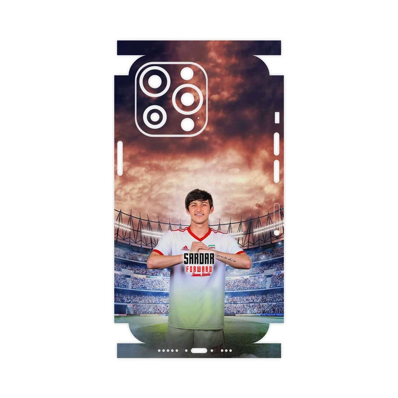 برچسب پوششی ماهوت مدل Sardar Azmoun-FullSkin مناسب برای گوشی موبایل اپل iphone 13 Pro