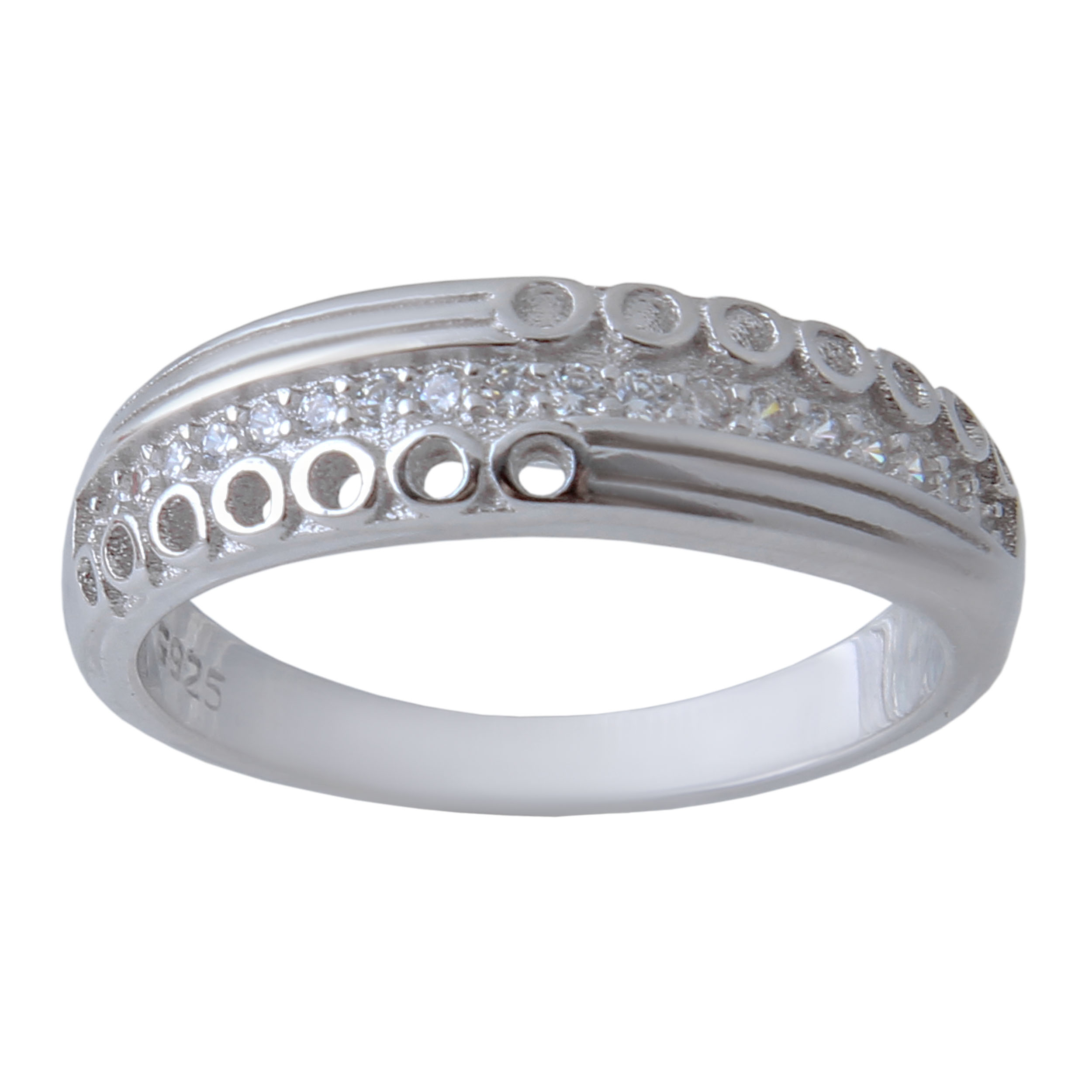      انگشتر نقره زنانه بازرگانی میلادی کد AWR-398