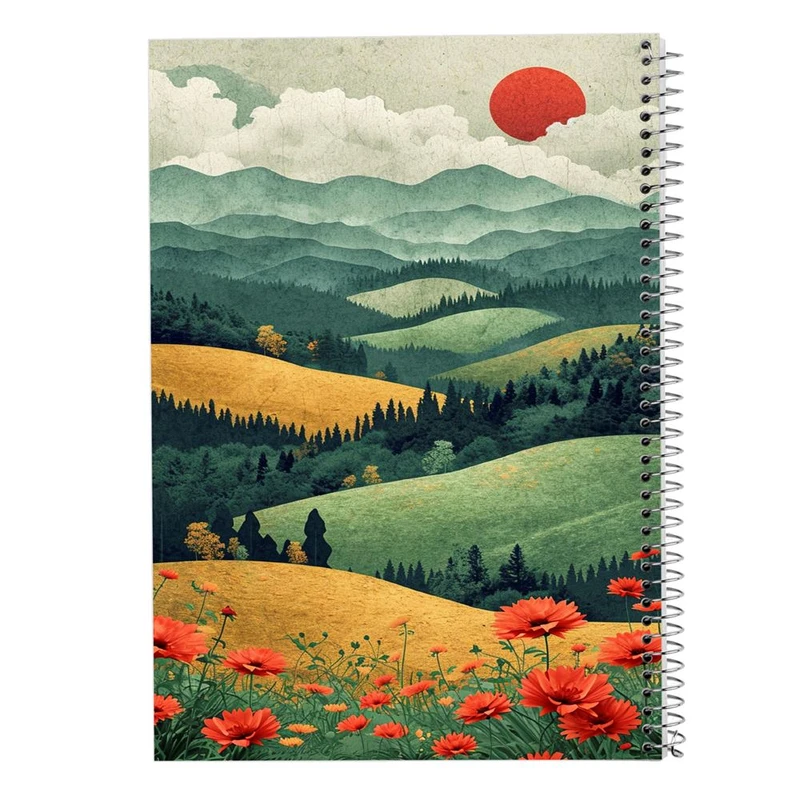 دفتر نقاشی 50 برگ مدوپد مدل طبیعت کد DF15366