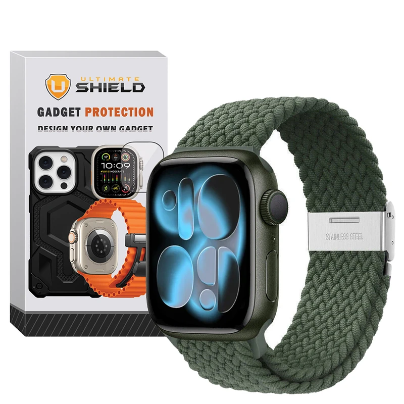 بند آلتیمیت شیلد مدل Braided GK مناسب برای اپل واچ 46 میلی متری سری 10/11