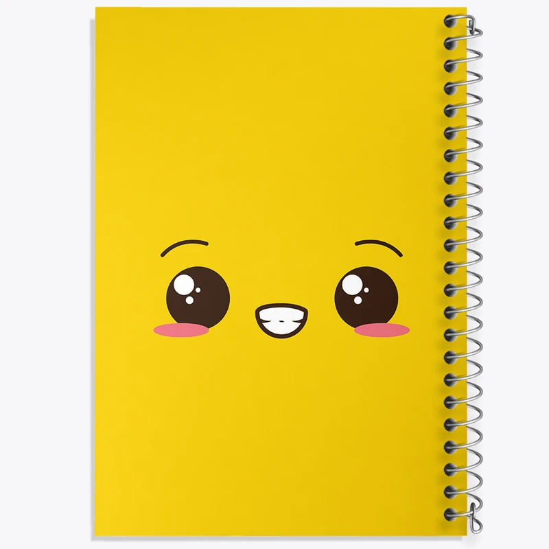 دفتر شطرنجی 50 برگ خندالو مدل ایموجی کد N618