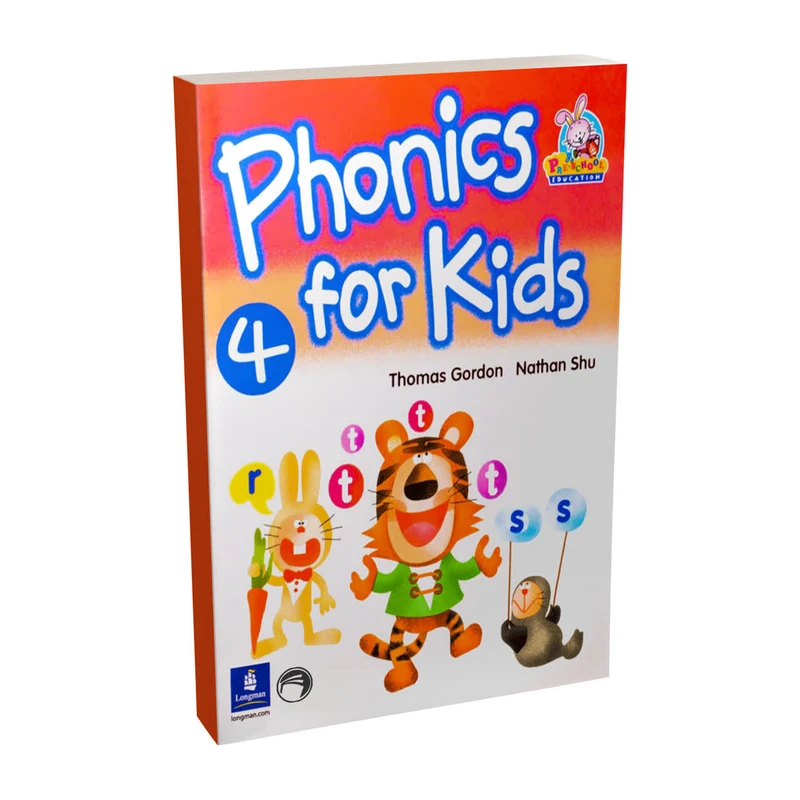 کتاب Phonics for kids 4 اثر Nathan Shu انتشارات Pearson longman 