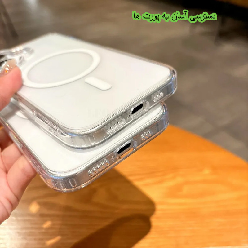 کاور لئو قاب مدل SHFL مناسب برای گوشی موبایل اپل iPhone 15 Pro Max