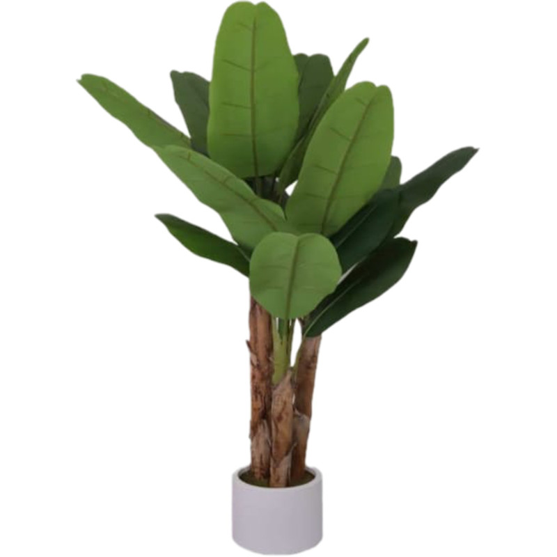 درختچه مصنوعی مدل درختچه موز سه تنه