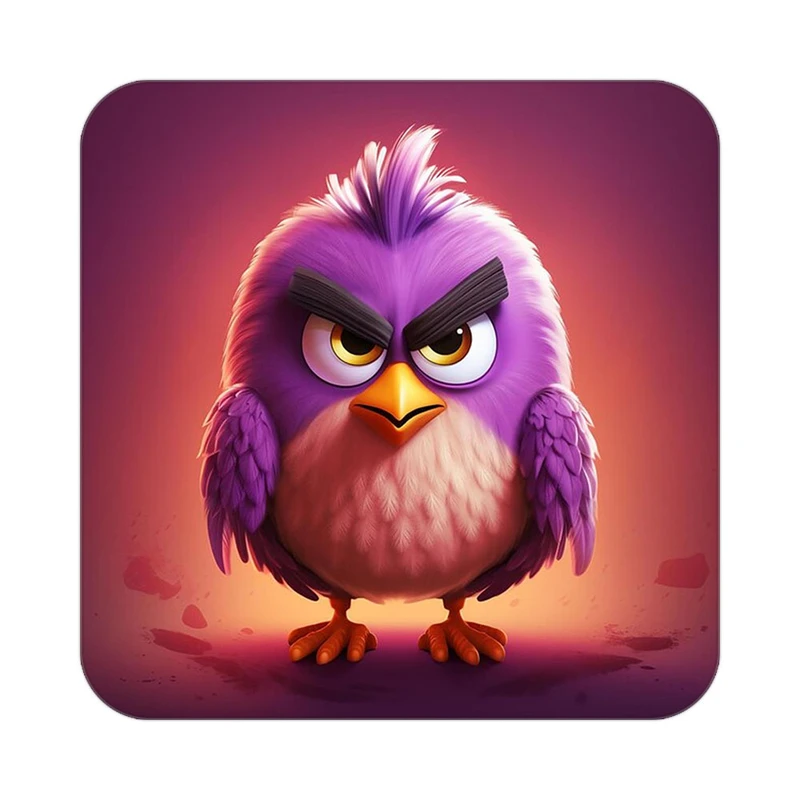 زیر لیوانی کاکتی طرح حیوانات کارتونی مدل mp27513