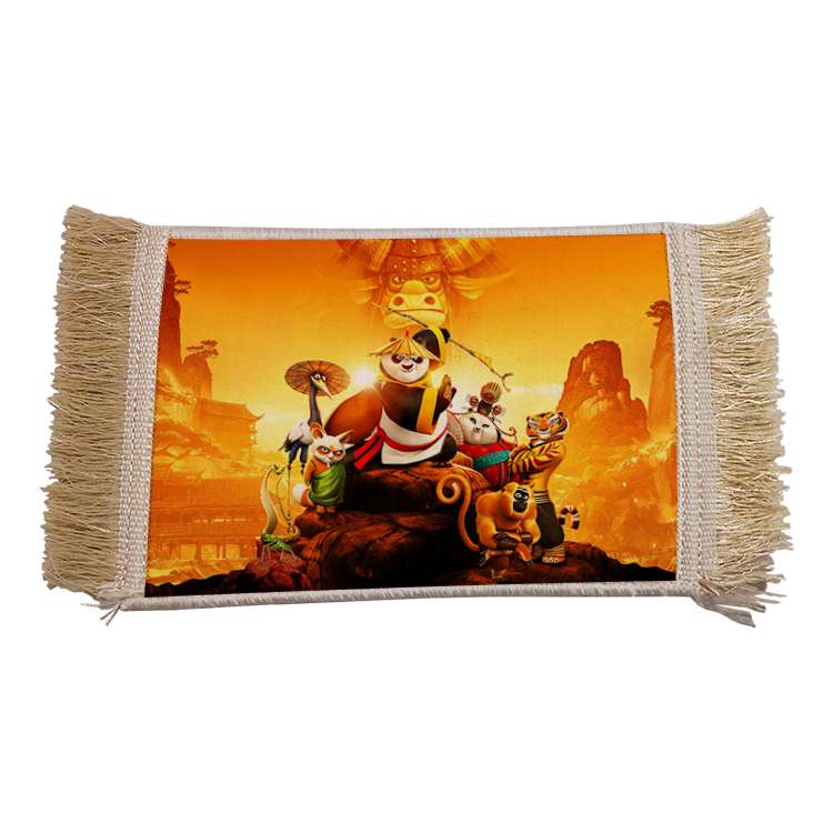 فرش ماشینی دیوارکوب مدل پاندا کونگ فو کار کد 11