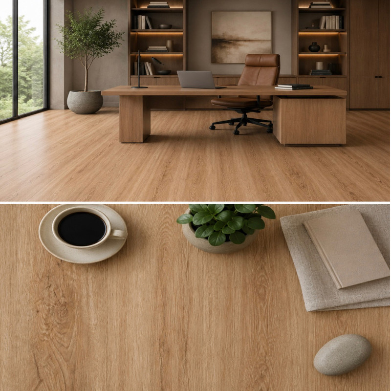 کفپوش مدل PVC طرح Classic Oak بسته ۱۶ عددی