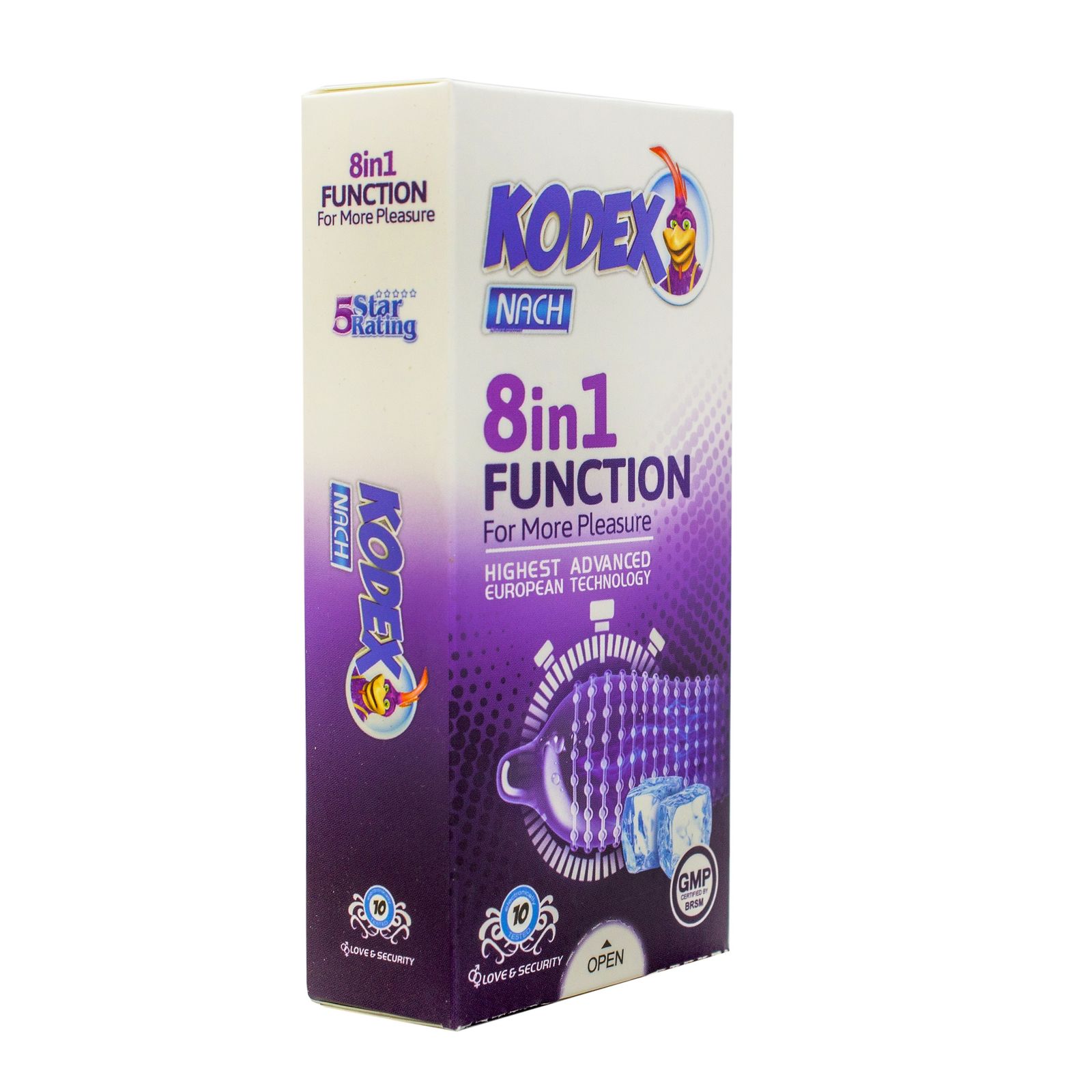 مشخصات، قیمت و خرید کاندوم ناچ کدکس مدل 8IN1 FUNCTION بسته 10 عددی |  دیجی‌کالا