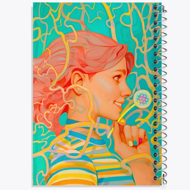 دفتر نت موسیقی 50 برگ خندالو مدل دخترانه کد F215