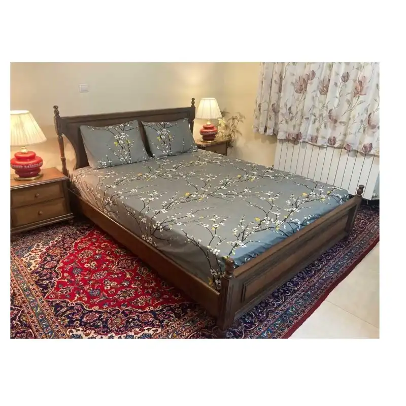 پارچه ملحفه مدل شکوفه و روشنایی