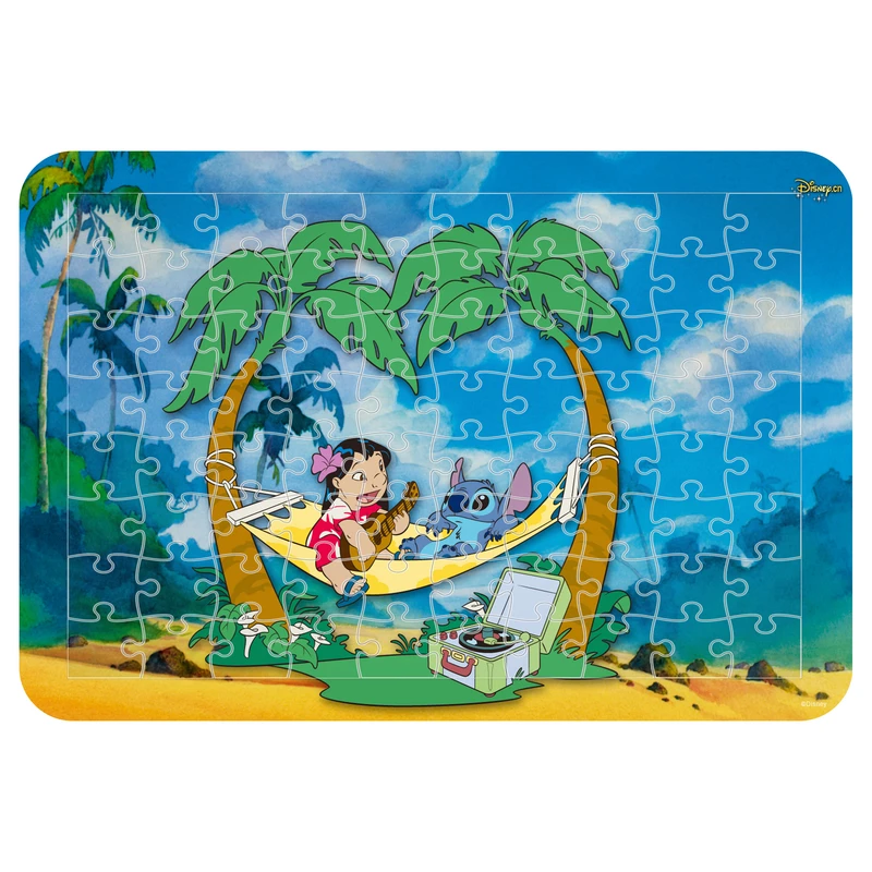 پازل 54 تکه مدل CHB1596 طرح انیمیشن لیلو و استیج