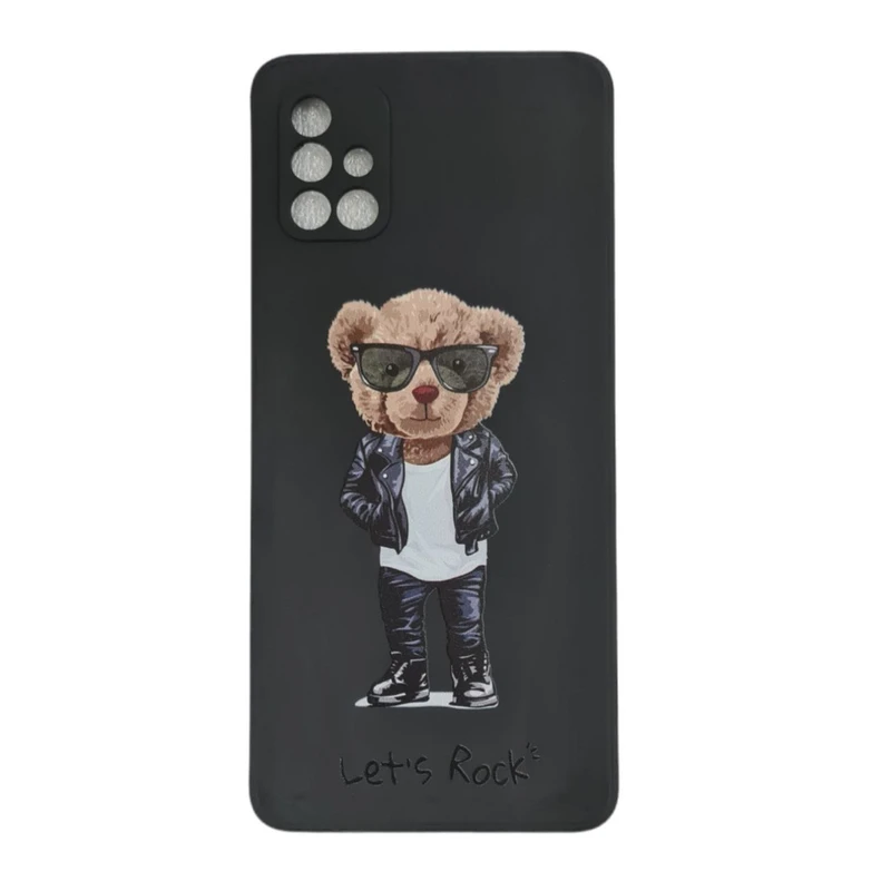 کاور مدل IMD طرح خرس کد 561 مناسب برای گوشی موبایل سامسونگ Galaxy A51