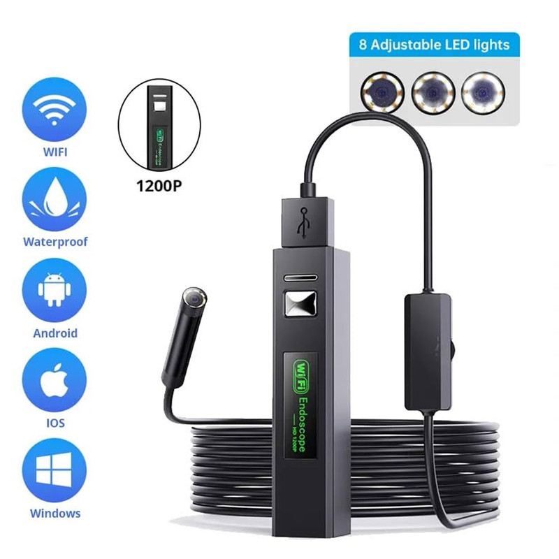 دوربین شلنگی مدل ضدآب WIFI 10M HD NEW 2024