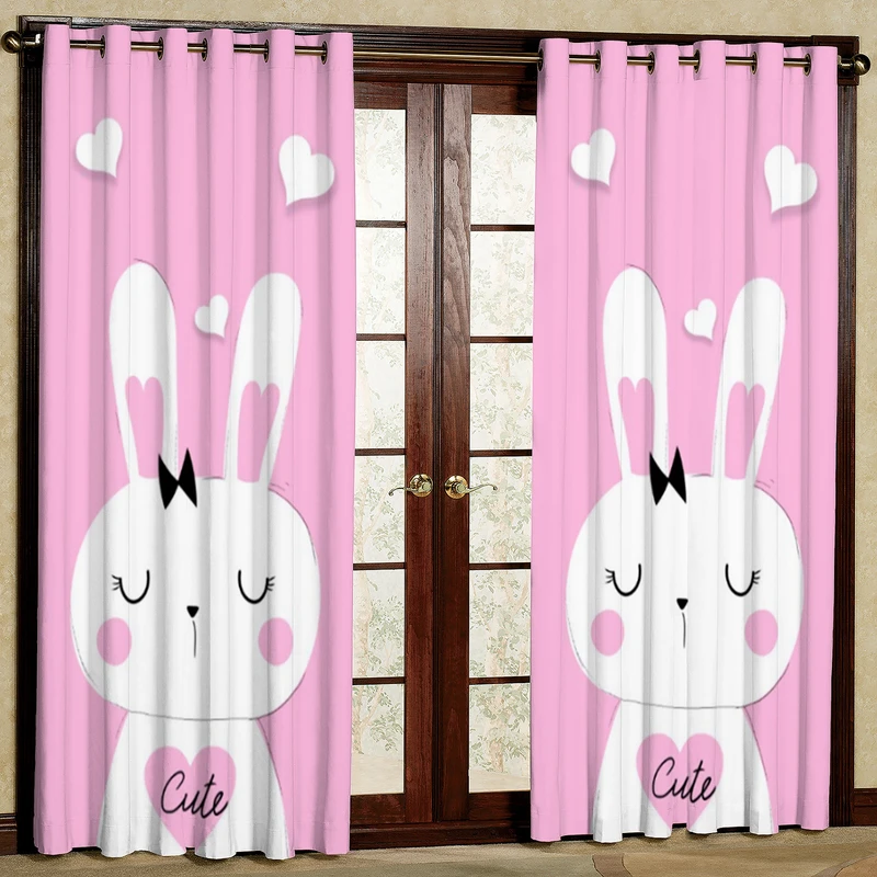 پرده مدل خرگوش هازان پانچی کد 4326 سایز 140x200 سانتی متر