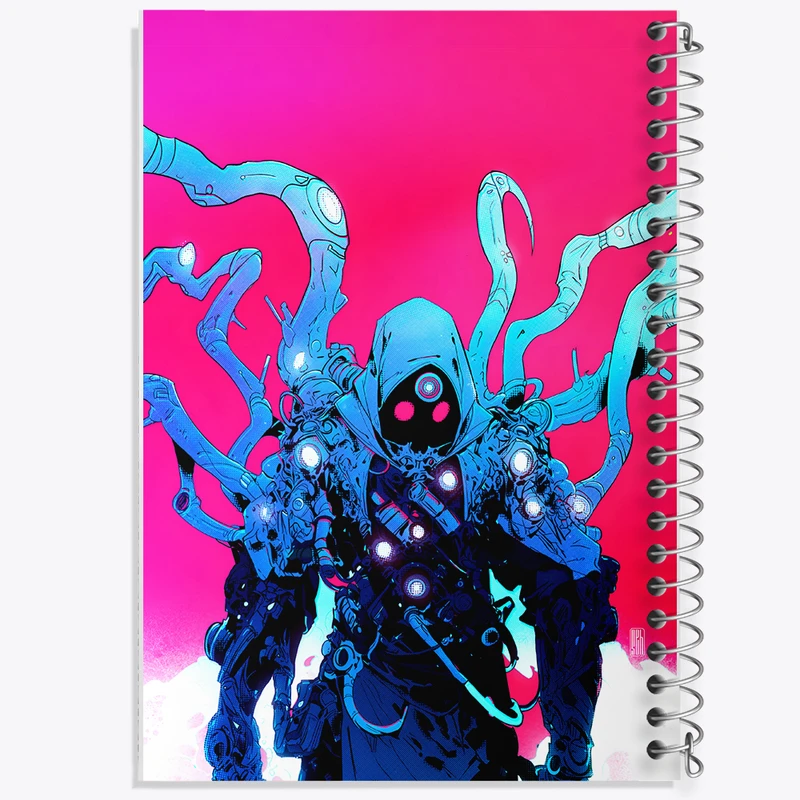 دفتر شطرنجی 50 برگ خندالو طرح مرد ترسناک کد N4297