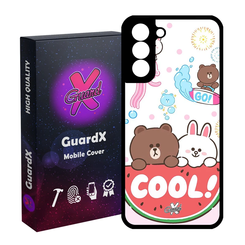 کاور گارد ایکس طرح Cool مدل Glass10071 مناسب برای گوشی موبایل سامسونگ Galaxy S21 FE