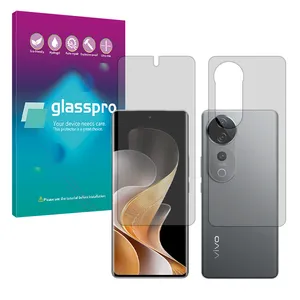 Glass Pro Hydrogel model Transparent Screen Protector for Vivo S19 Pro mobile phone along with the back protector
