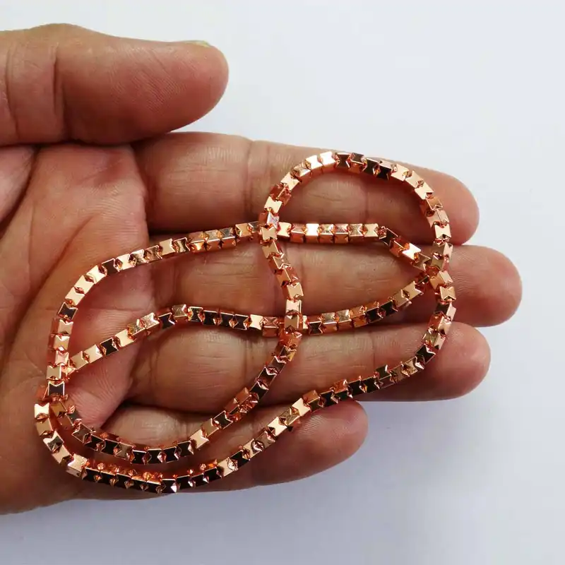 مهره دستبند مدل حدید چند وجهی کد MO-1008 مجموعه 40 عددی