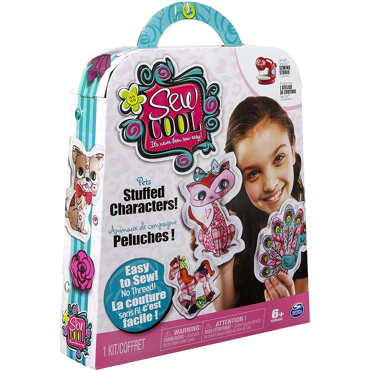 بازی آموزشی حیوانات اسپین مستر مدل Sew Cool Pets کد 558561