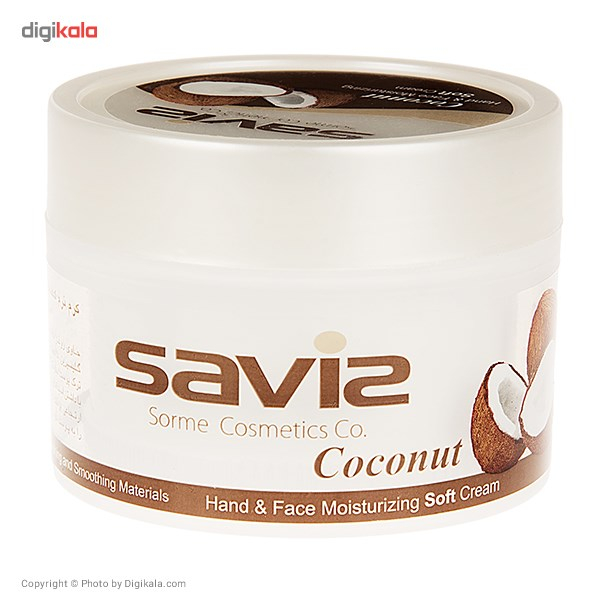 کرم مرطوب کننده ساویز مدل Coconut وزن 180 گرم