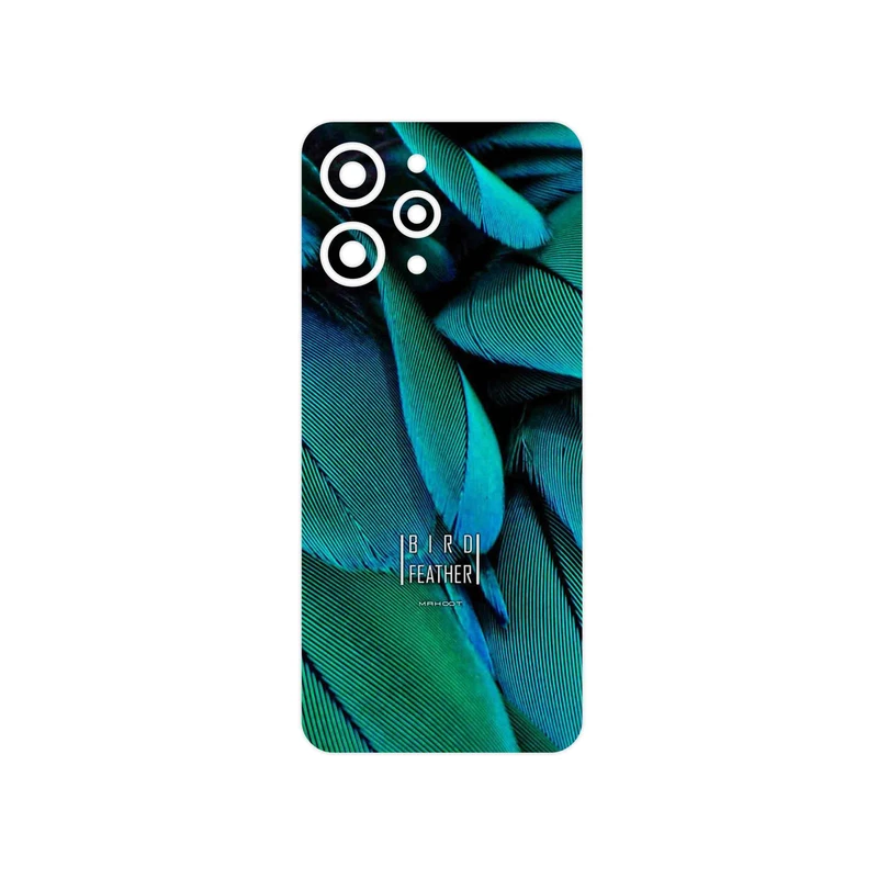 برچسب پوششی ماهوت مدل Green Feather مناسب برای گوشی موبایل شیائومی Redmi 12