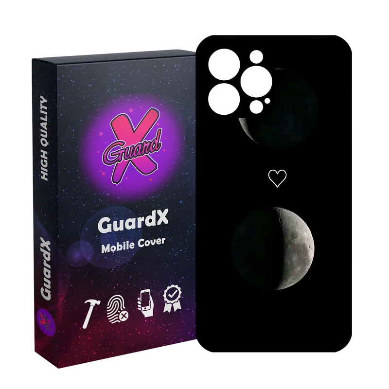 کاور گارد ایکس طرح ماه مدل Glass10725 مناسب برای گوشی موبایل اپل iPhone 13 Pro Max