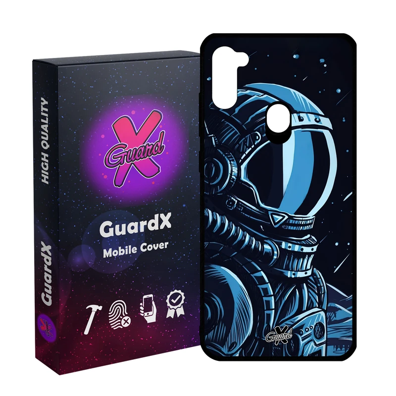 کاور گارد ایکس طرح فضانورد مدل Glass10473 مناسب برای گوشی موبایل سامسونگ Galaxy A11/M11